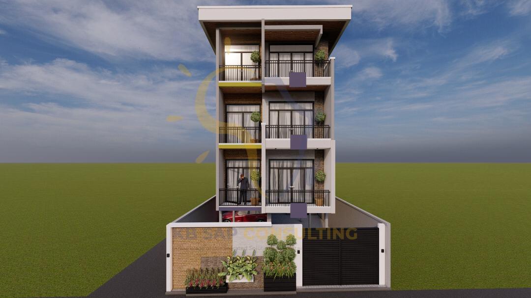 Etudes pour la construction d’un immeuble de trois (03) étages à usage d’habitation à Deido